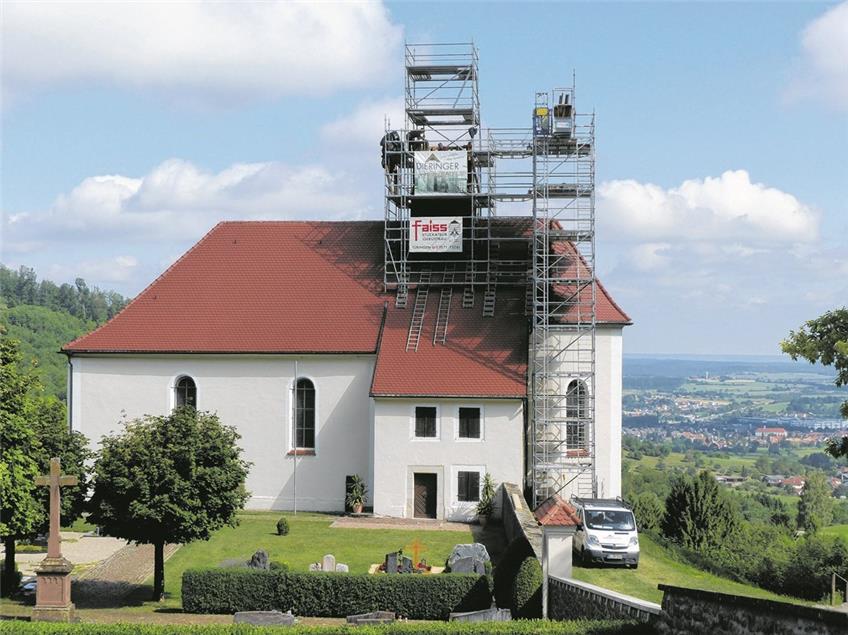 Der Turm von Maria Zell wird erneuert