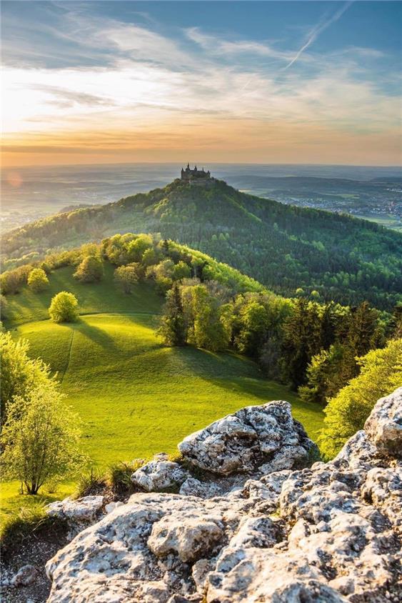Foto des Tages: traumhafter Blick auf die Burg Hohenzollern