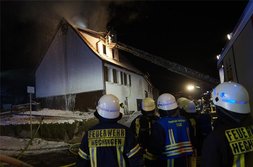 Dachstuhlbrand in Stein: Brandursache war Kaminbrand