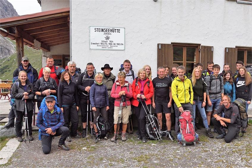 Die Lechtaler Alpen begeistern die TSV-Wanderer