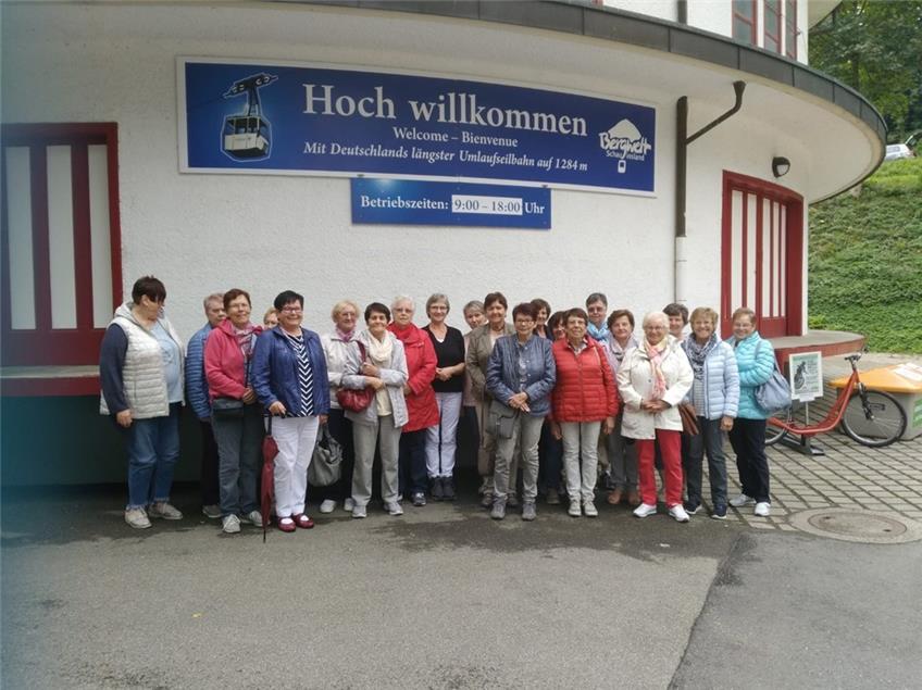 Schwenninger Frauenkreis auf Schwarzwald-Fahrt