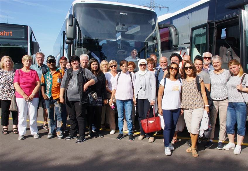 Caritas-Mitarbeiter reisen nach Lahr zur Landesgartenschau