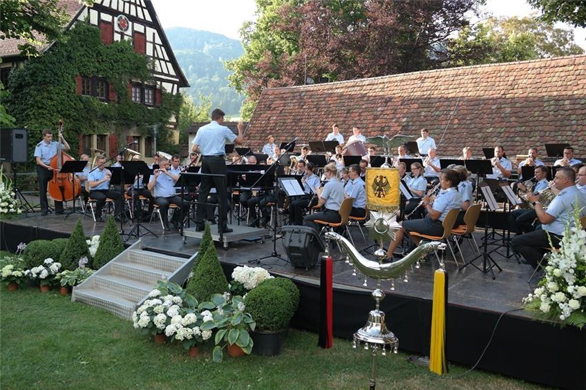 Das Heeresmusikkorps Ulm brilliert vor malerischer Kulisse