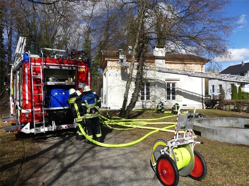Feuer im Weißen Häusle war laut Ermittlern Brandstiftung