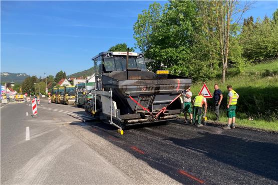 Straßenbau: Die Bundesstraße 463 in Lautlingen wird ab dem kommenden Montag komplett gesperrt