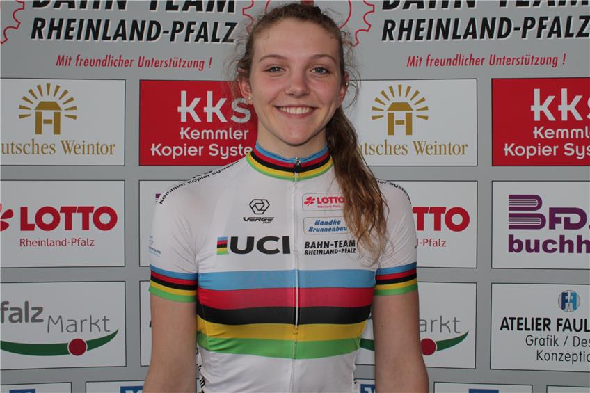 Alessa-Catriona Pröpster strebt vier Titel bei den deutschen Meisterschaften im Bahnradfahren an