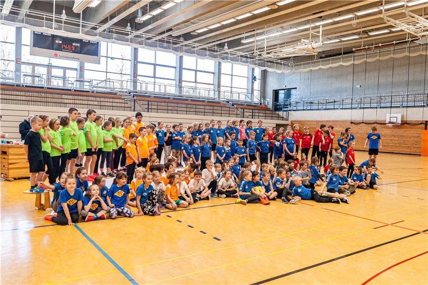 Kinderleichtathletik-Mannschaftswettbewerb in Balingen: Sportliche Spannung bis zum Schluss