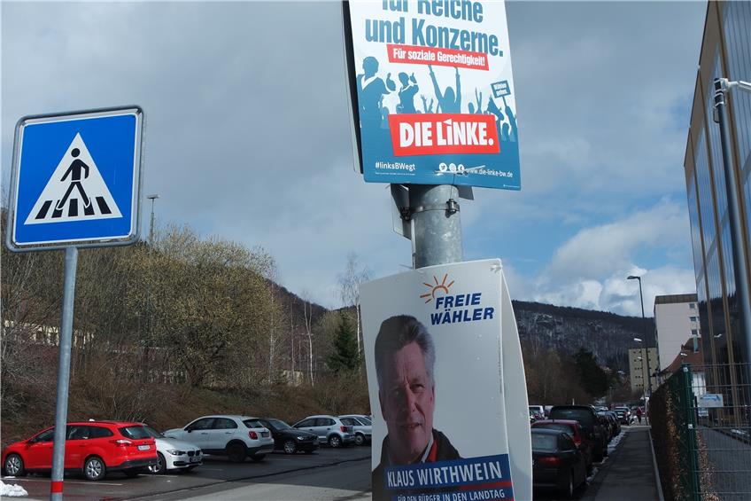Bis zu 500 Euro Strafe drohen, wenn Wahlplakate nicht rechtzeitig wieder abgehängt werden