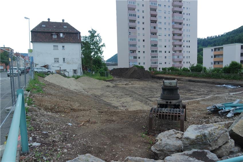 Reste vom Dorf Ebingen: Archäologen sind auf einem Baugrundstück in der Schillerstraße am Werk