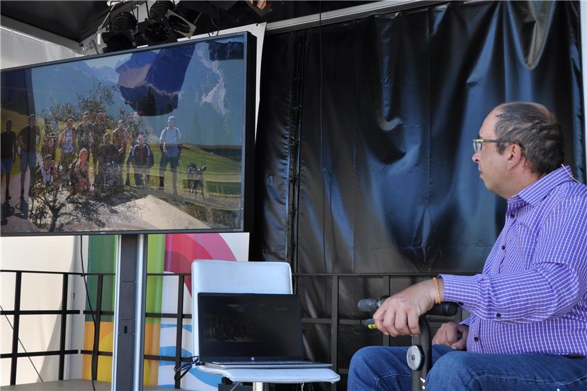 „Ich war fast tot“: Rollstuhlfahrer Stefan Rimmele spricht auf der Balinger Gartenschau
