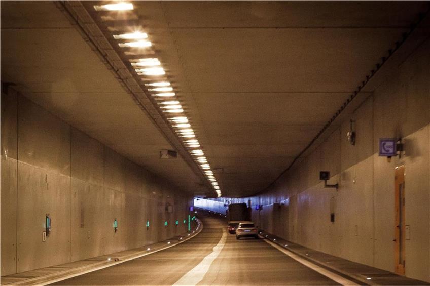Die Abschlussarbeiten starten: Der Dußlinger Tunnel wird deshalb ab Montag komplett gesperrt