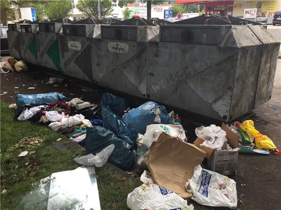 In Albstadt stapelt sich der Müll: Passanten sind entsetzt