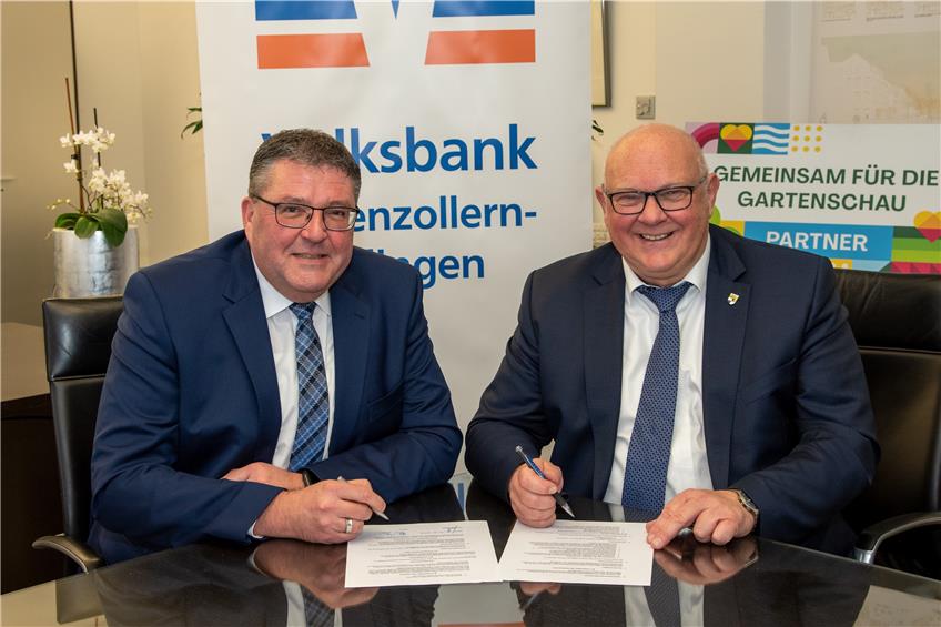 Volksbank Hohenzollern-Balingen Top-Partner – Ziel: Gartenschau „mit Leben füllen“