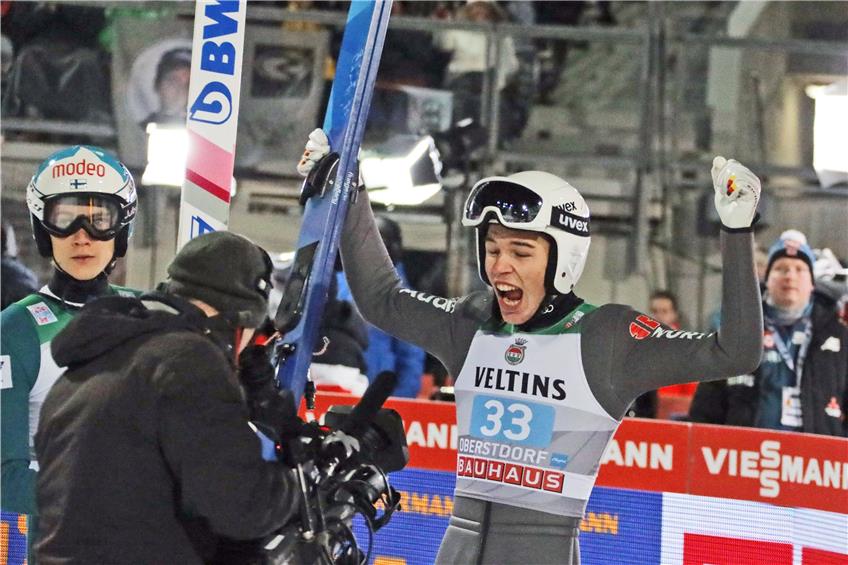 Skispringer Luca Roth über Oberstdorf: „Das ist einfach ein überragendes Gefühl“