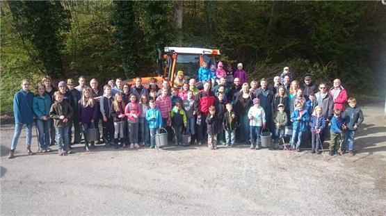 Wieder eine Umweltputzete in Zillhausen mit vielen Freiwilligen