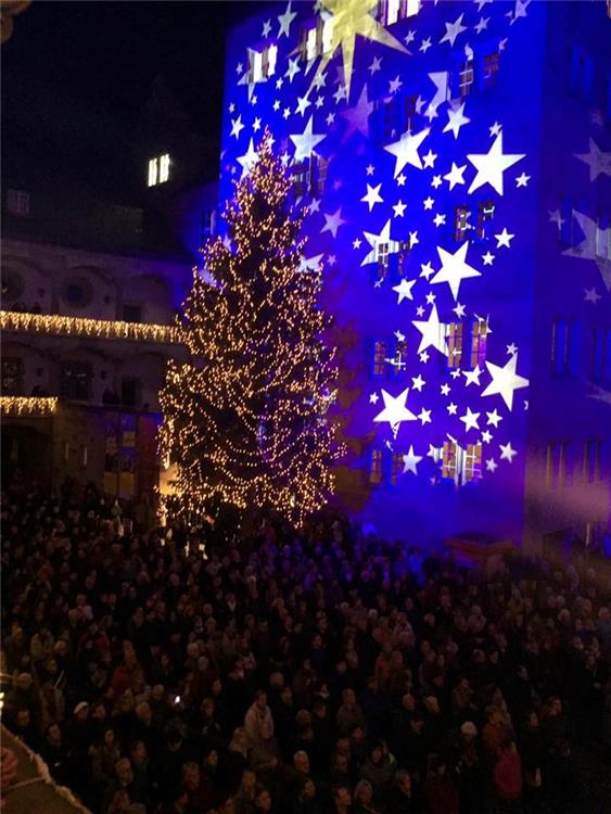 Albstädter Tannen erstrahlen auf dem Stuttgarter Weihnachtsmarkt 