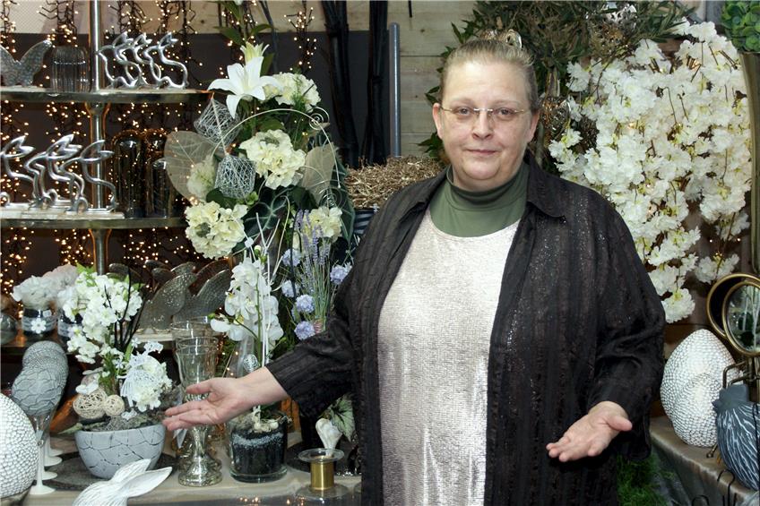 Mit Optimismus führt Manuela Kästle ihr Meßstetter Blumengeschäft durch die Corona-Krise