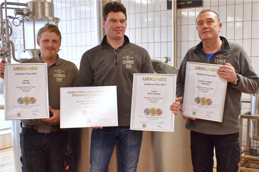 Die Rosenfelder Brauerei Lehner wird für ihre Produktqualität ausgezeichnet
