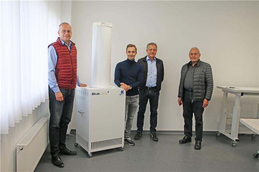 Mit Filter gegen Coronaviren: Nusplinger Betrieb hat neues Luftreinigungssystem im Programm