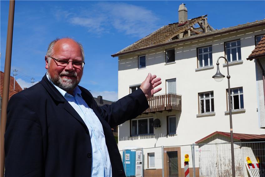 Parkplätze und E-Tankstelle: Obernheimer Bürgermeister freut sich auf neue Ortsmitte