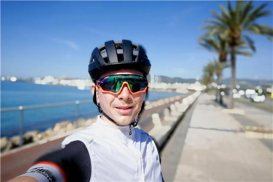 Beim Training für den Ironman: Junger Albstädter umrundet ganz nebenbei Mallorca