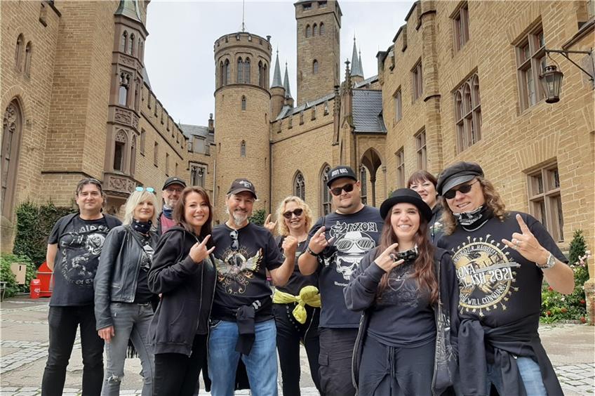 Sightseeing statt Headbangen: Auch ohne Festival kommen Metal-Fans nach Leidringen