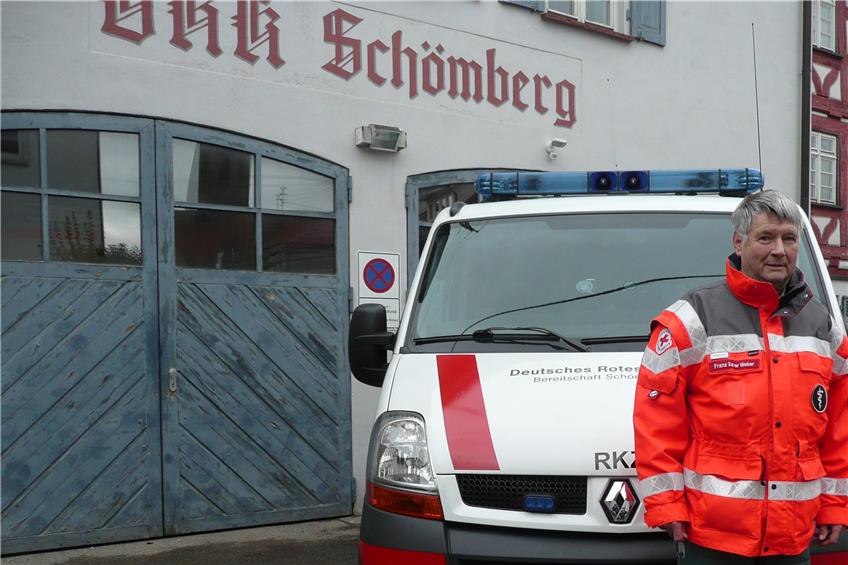 Er verkörpert das Rote Kreuz: Schömberger Franz-Xaver Weber erhält Bundesverdienstkreuz 