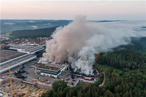 Rußpartikel nach Großbrand in Gammertingen: Was das Landratsamt Sigmaringen jetzt rät