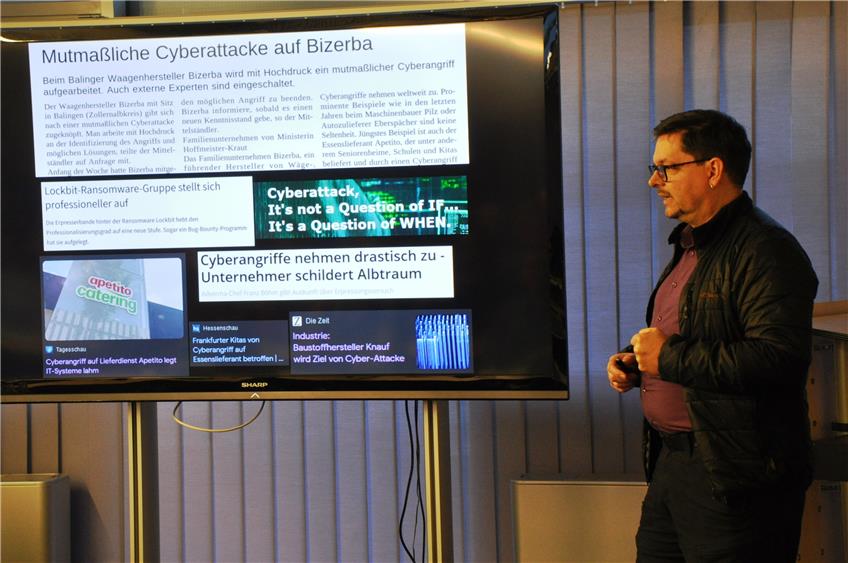 „Bizerba war ein Weckruf“: Cybercrime-Ermittler spricht in Rosenfeld über die Bedrohung Nr.1