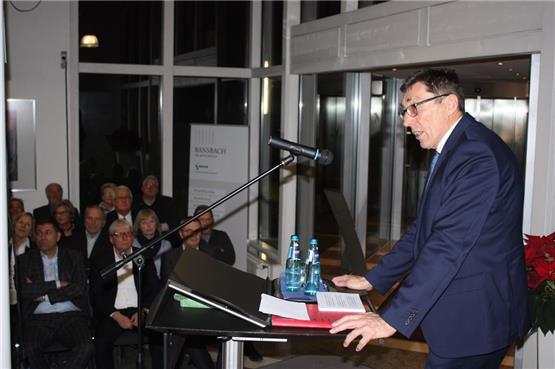 Bundessozialgerichtspräsident Rainer Schlegel referiert in Balingen