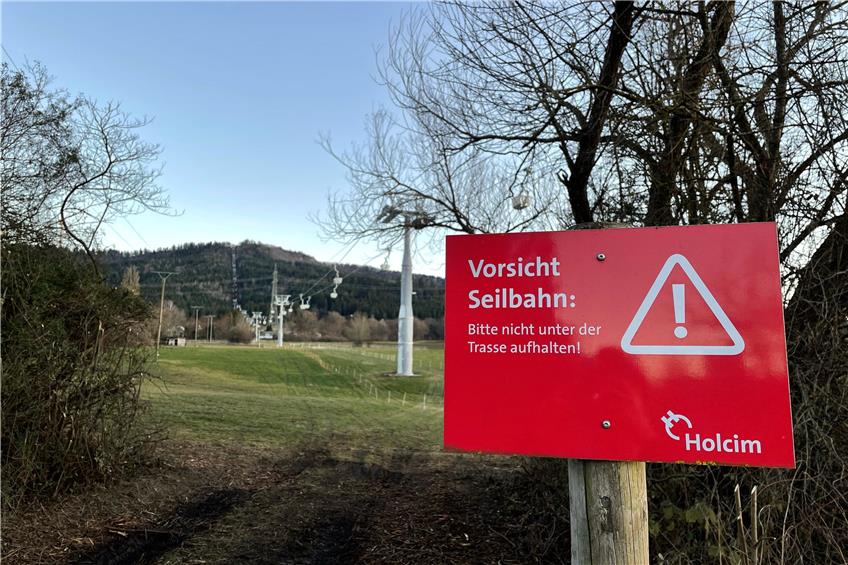 Holcim informiert Seilbahn-Anlieger in Dotternhausen: Schallabsorber bringt keine Verbesserung