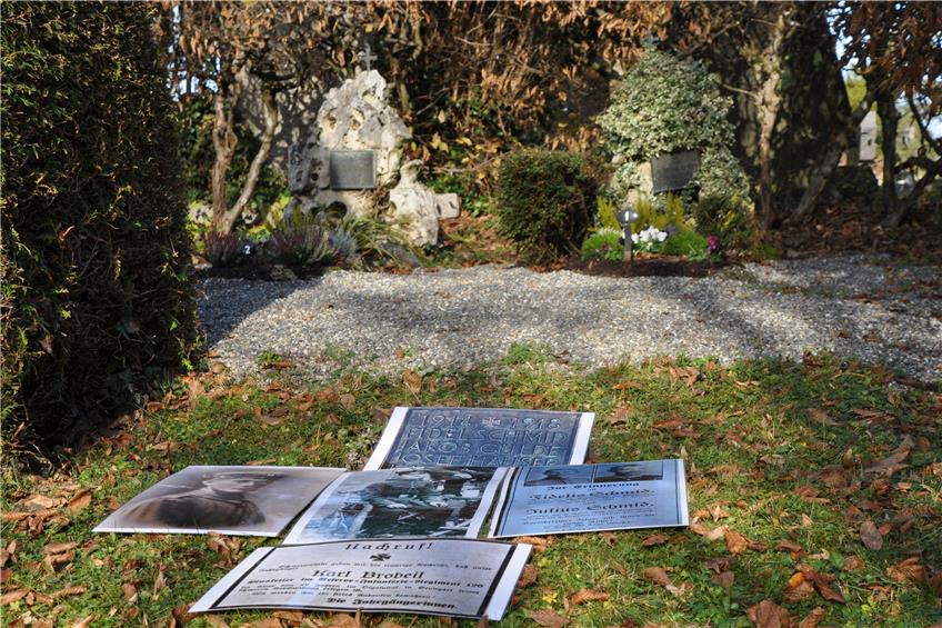Ein Gesicht für die gefallenen Geislinger Soldaten: Stadt enthüllt Bronzeplatte 