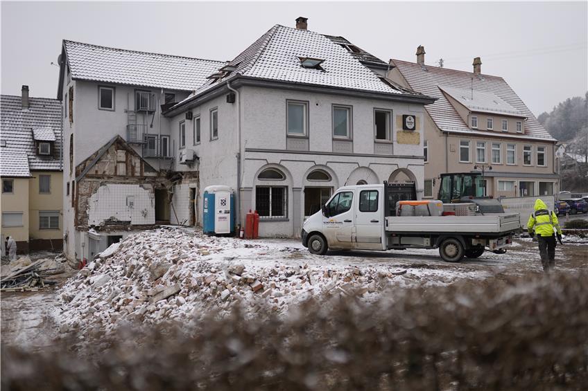 Abriss des Württemberger Hofs in Balingen schreitet voran: Bis Ende März soll alles weg sein