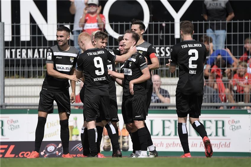 Ein Nachmittag voller Premieren: TSG Balingen schießt erstmals vier Regionalliga-Tore