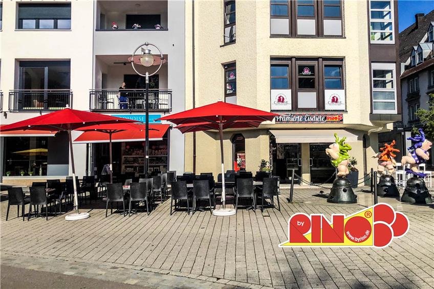 „Dolce Vita“ in der Ebinger Innenstadt: Eisdiele by Rino ist jetzt auch in Albstadt