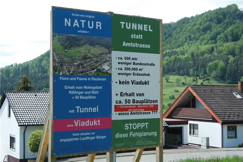 Lautlinger Tunnel-Initiative: „Wir verschwinden nicht von der Bildfläche“