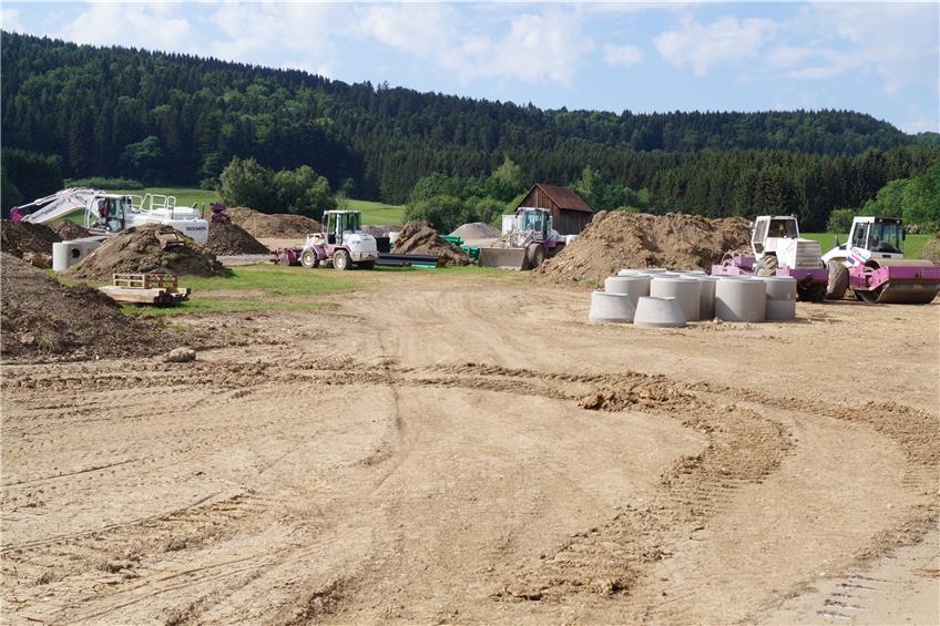 Vorläufig letztes Baugebiet in der Gemeinde Ratshausen: Arbeiten für Ban II sind gestartet