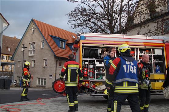 Feuerwehreinsatz in der Balinger Innenstadt: Bewohner löschen Küchenbrand in Heinzlenstraße