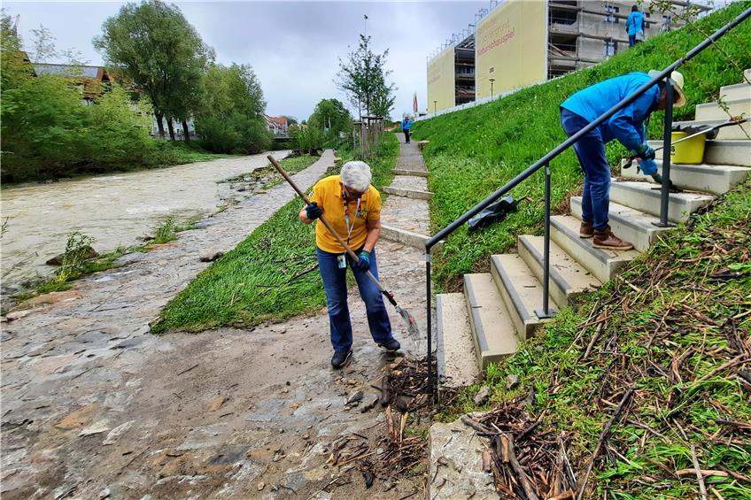 Unwetter und Hochwasser: So ist die Situation am Tag danach auf der Balinger Gartenschau