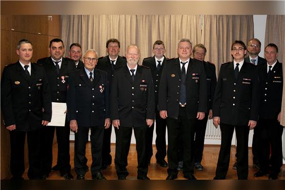 Neun Mal Leistungsabzeichen in Bronze: Das Jahr 2022 bei der Freiwilligen Feuerwehr Nusplingen