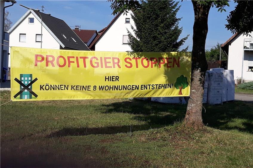 In der Schömberger Hegelstraße formiert sich Protest gegen ein geplantes Mehrfamilienhaus