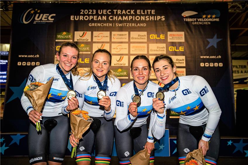 Entspannt zu EM-Gold: Alessa-Catriona Pröpster ist Teamsprint-Europameisterin