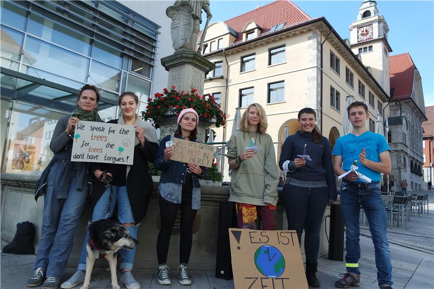 „Fridays for Future“-Demo in Ebingen: Organisatoren wehren sich gegen Parteiwerbung