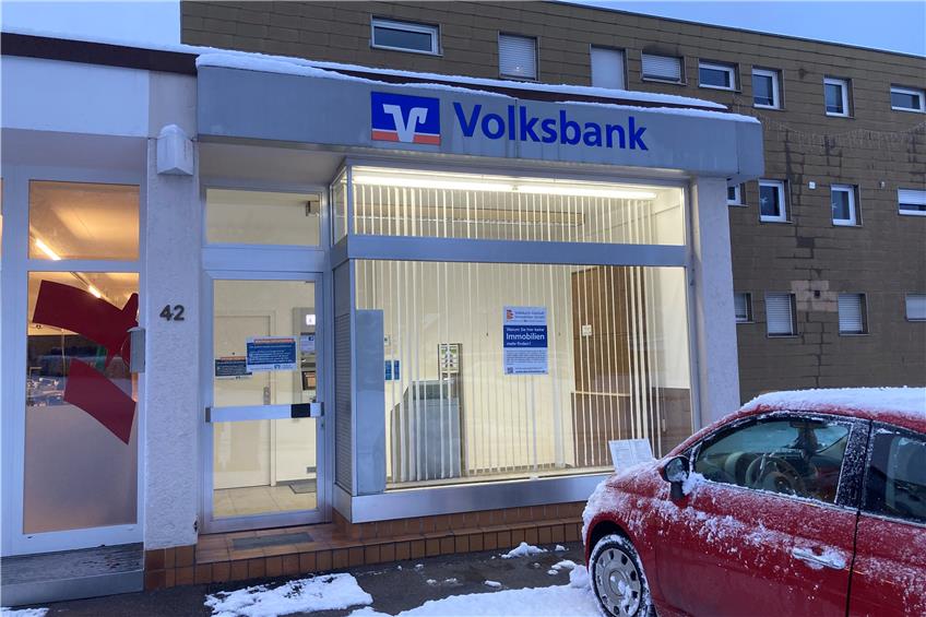 Die Volksbank Albstadt schließt ihre SB-Filiale im Tailfinger Wohngebiet Stiegel