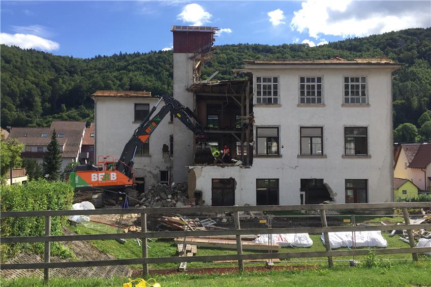 Die Nusplinger Samtfabrik ist weg: Land Baden-Württemberg bezuschusst Maßnahme