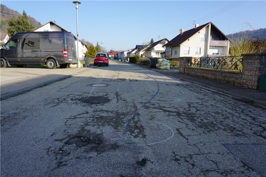Die Straße Talwiesen in Oberdigisheim wird für eine halbe Million Euro saniert