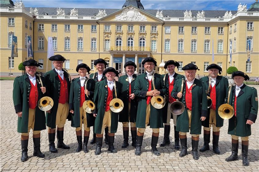 Die Schömberger Parforcehornbläser gehören zu den landesweit besten Ensembles