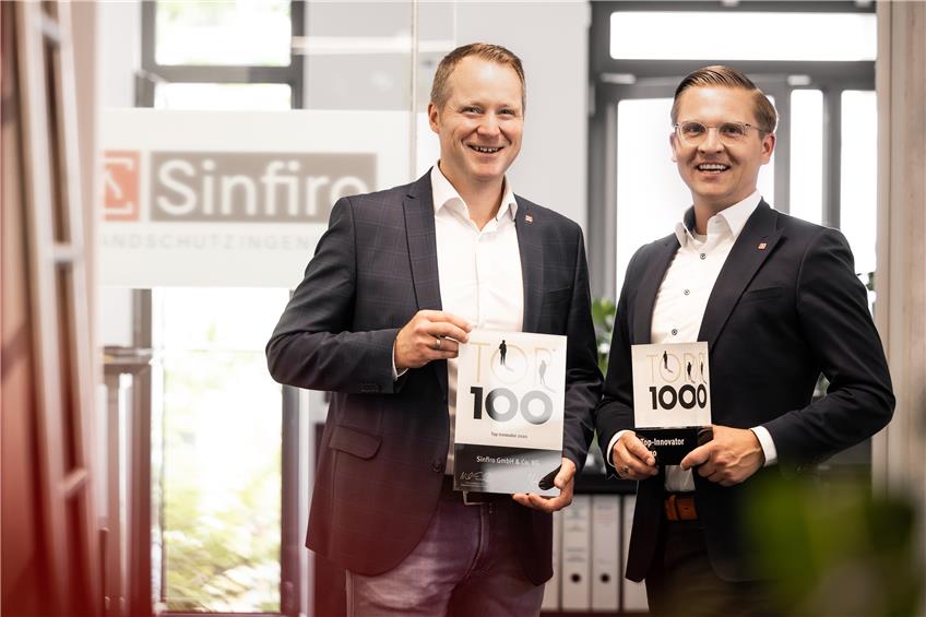 Top-100-Wettbewerb: Sinfiro aus Balingen zum Innovations-Champion gekürt