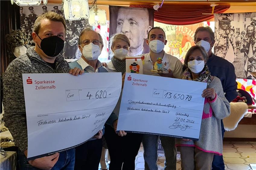 Neuer Spendenrekord: Über 18.000 Euro aus Schömberg für den Förderverein für krebskranke Kinder