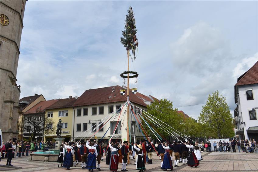 Balingen bekommt zum ersten Mal einen eigenen Maibaum